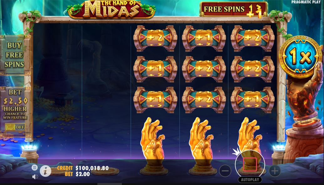 The Hand Of Midas Rtp Pragmatic Play Slot Review Gmblrs