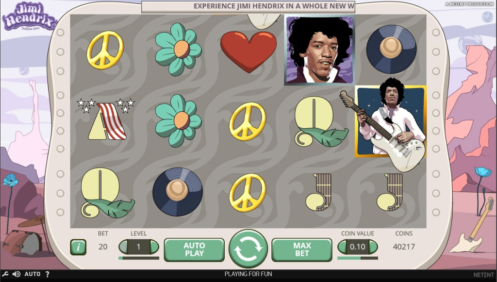 Jimi Hendrix Slot Netent