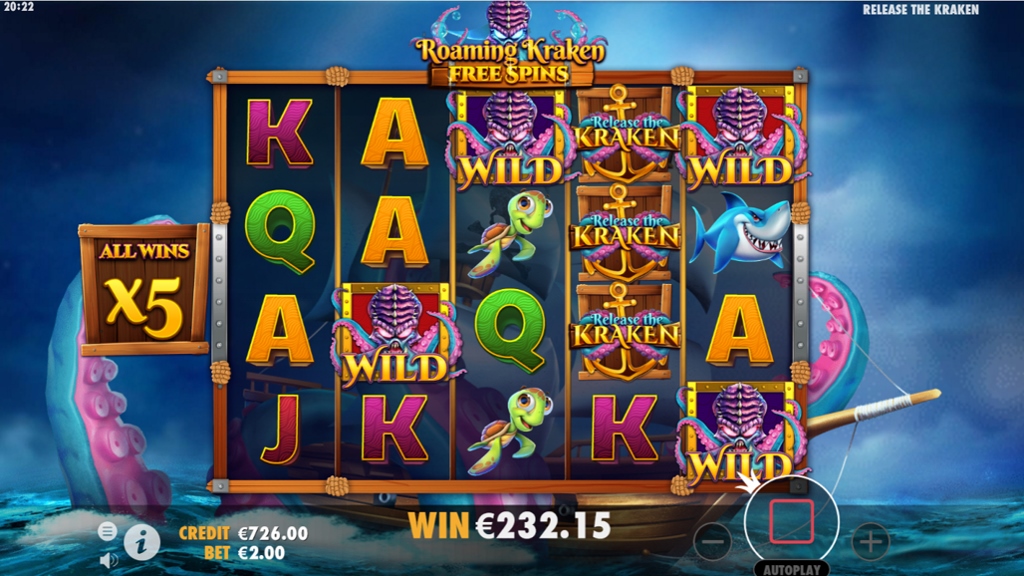 Release the Kraken (RTP 96.50 % | Pragmatic Play) Slot Review - GMBLRS.COM