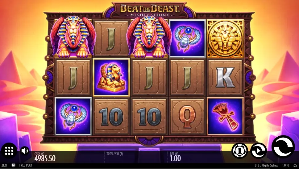 Sphinx Slot Machine Payout