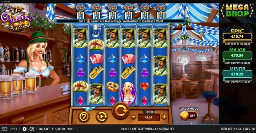 Bier Haus Slot Machine Mega Big Win