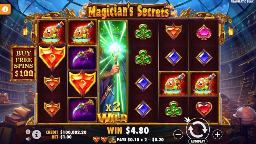 Magician's Secrets (RTP 96.51 % | Pragmatic Play) Slot Review - GMBLRS.COM