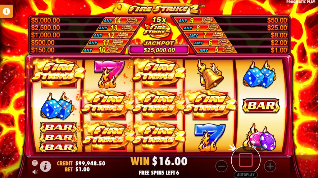 Fire Strike 2 (RTP 96.50 % | Pragmatic Play) Slot Review - GMBLRS.COM