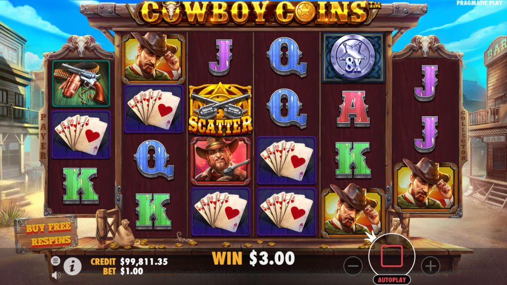 Cowboy Coins (RTP 96.08 % | Pragmatic Play) Slot Review - GMBLRS.COM